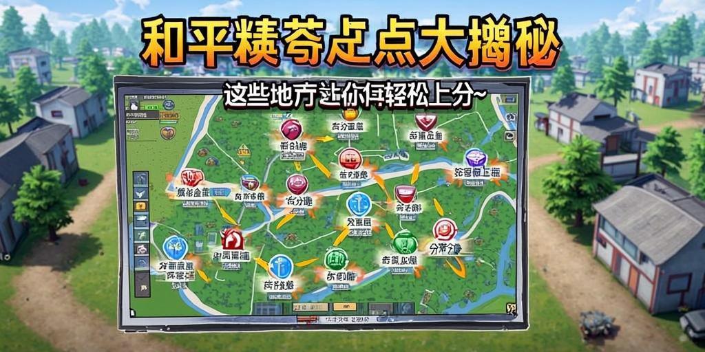 和平精英苟分点位大揭秘！这些地方让你轻松上分~和平精英苟分点位大揭秘，这些隐蔽角落助你轻松上分！  第1张