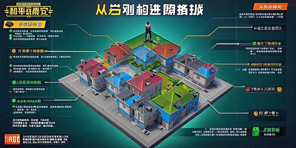 和平精英P城房区攻防技巧，从苟分到刚qiang的进阶指南，和平精英P城攻防进阶，从苟分到刚qiang的实战技巧  第1张