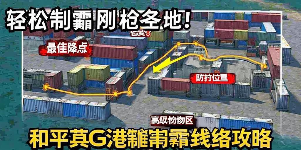 和平精英G港集装箱路线攻略，轻松制霸刚qiang圣地！和平精英G港集装箱制霸路线攻略  第1张